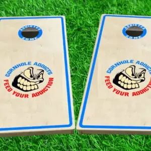 Blue trim boards