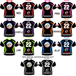 Cornhole Addicts custom jerseys come in 7 colors