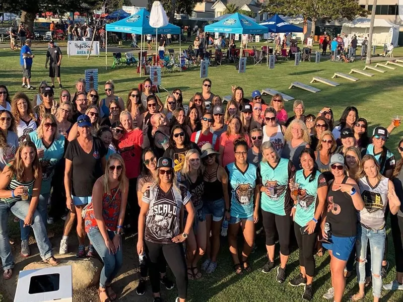 Female cornhole players around the country