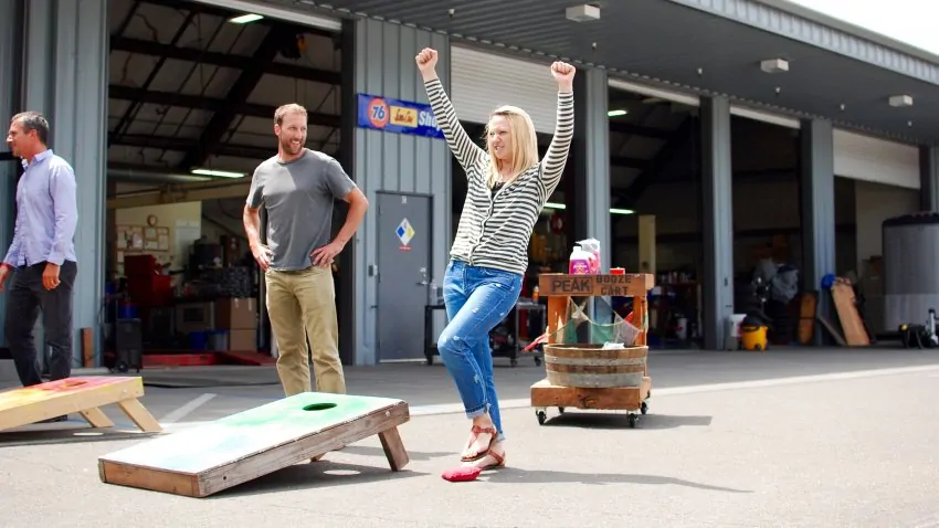 Tip #1 to dominate the mental aspect of cornhole is to have fun!