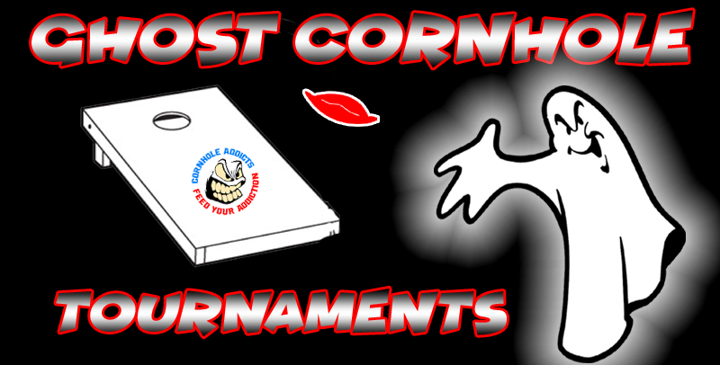 Ghost Cornhole tournament logo