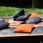 Duck canvas cornhole bags