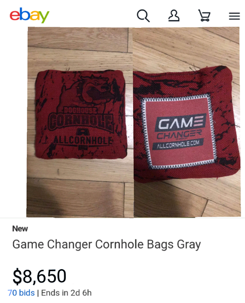 Overpriced fast bag gamechangers