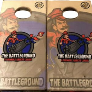 Battleground Mini Cornhole boards and mini bags