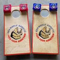 received_1084788385218463 Addicts Mini Cornhole Boards