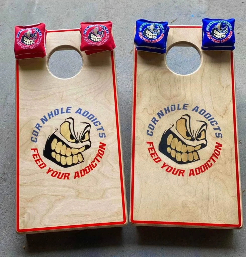 Addicts Mini Cornhole Boards