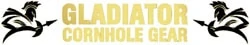Gladiator cornhole bags logo