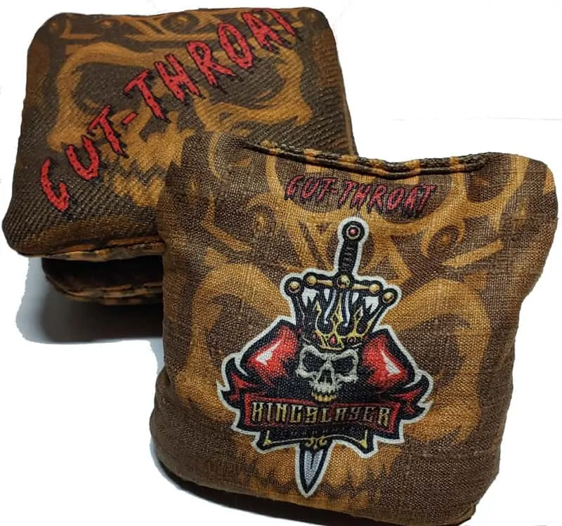 KingSlayer Cut Throat cornhole bags