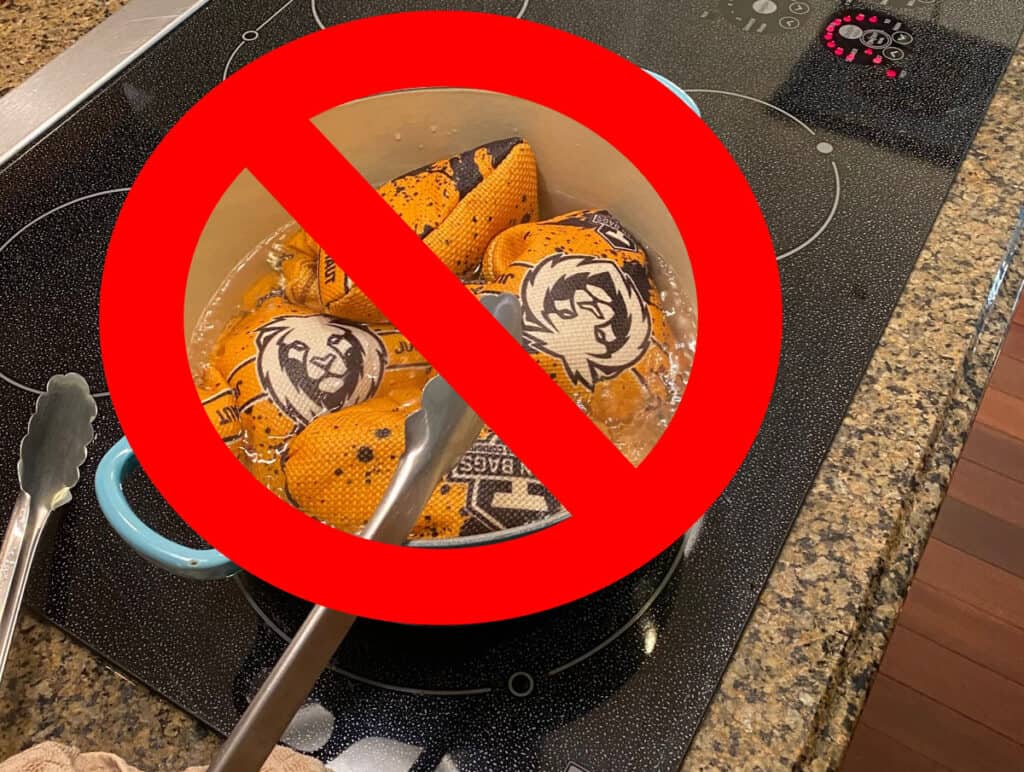 best method to break in new bags