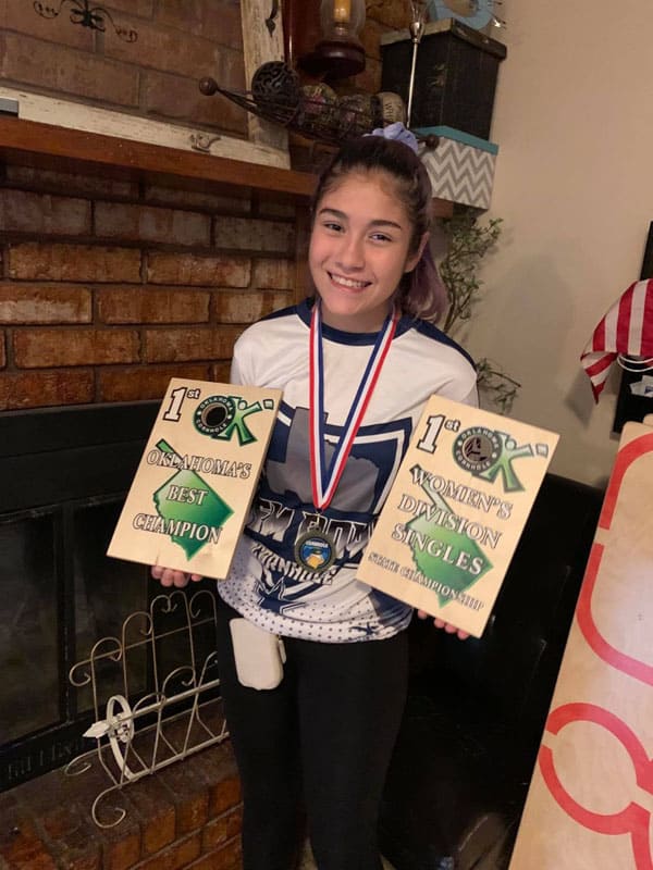 Bella's 2 Oklahoma Championships