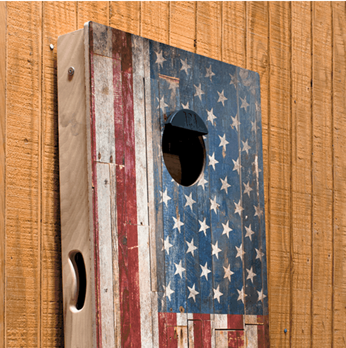 Cornhole Board Wall Mounts 1 Wall Mounts in action
