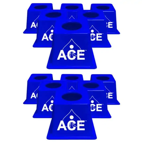 CornholeAce Airmail Pong blue