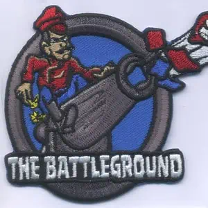 Battleground embroidered patch