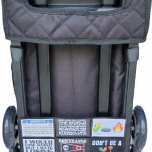 Velcro for Zuca Cart Frame back view