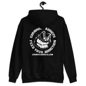 Hoodie with Front and Back Addicts Designs