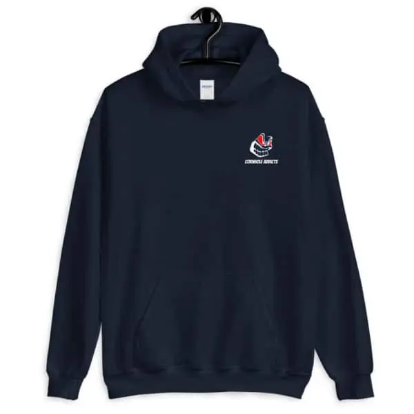 Hoodie with Front and Back Addicts Designs - Image 3