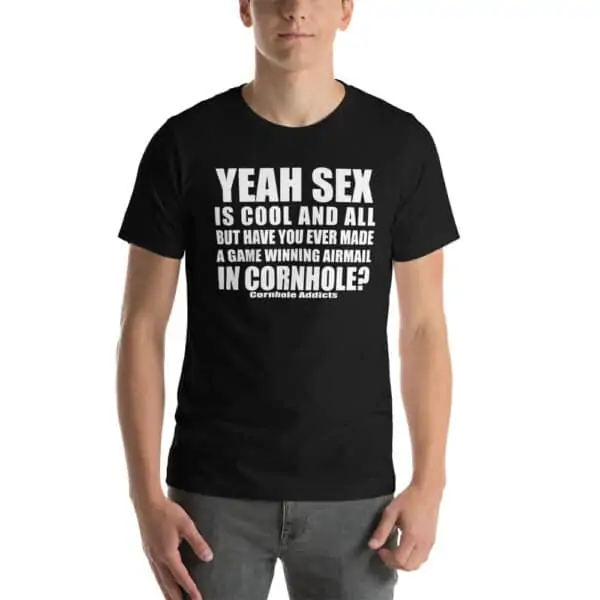 Sex is Cool Airmail Cornhole Shirt - Image 2