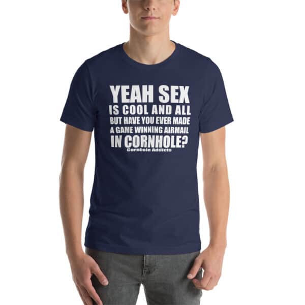 Sex is Cool Airmail Cornhole Shirt - Image 3