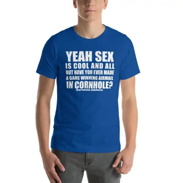 Sex is Cool Airmail Cornhole Shirt - Image 5