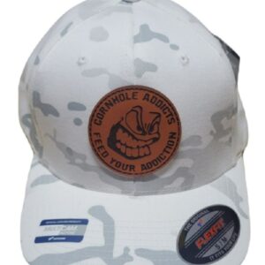 Flexfit Cap with leather Patch multicam alpine