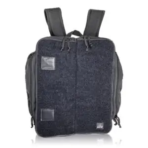 Velcro Cornhole backpack front