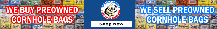 We buy and sell preowned used cornhole bags. Used bags for sale