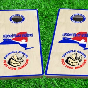 Hudson Valley Baggers cornhole boards