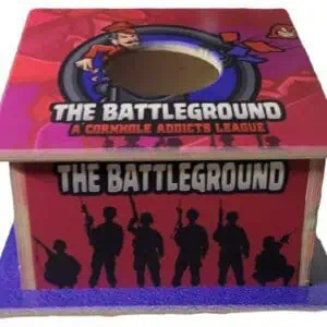 The Battleground airmail box front and top