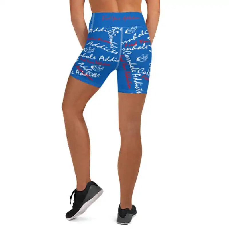 all over print yoga shorts white back 62698a0a9b79b