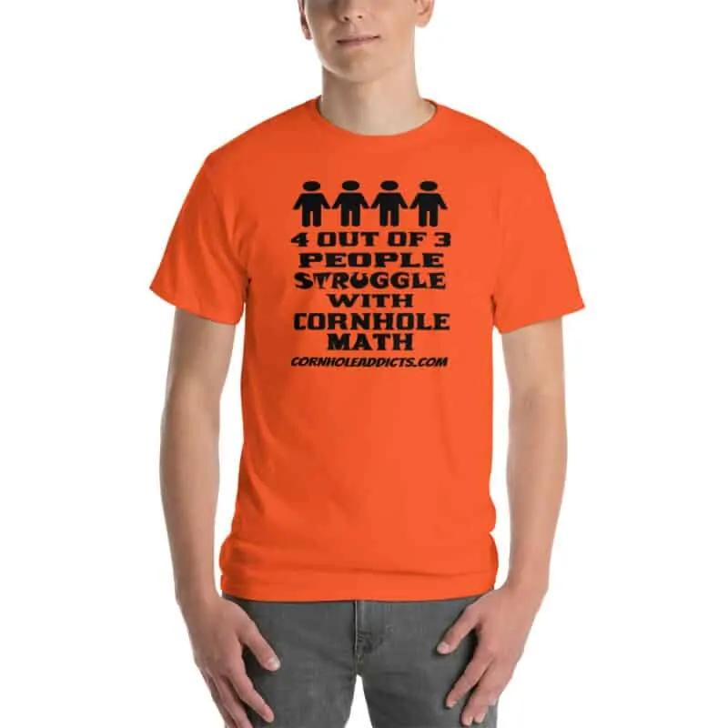mens classic t shirt orange front 624c962cd6473