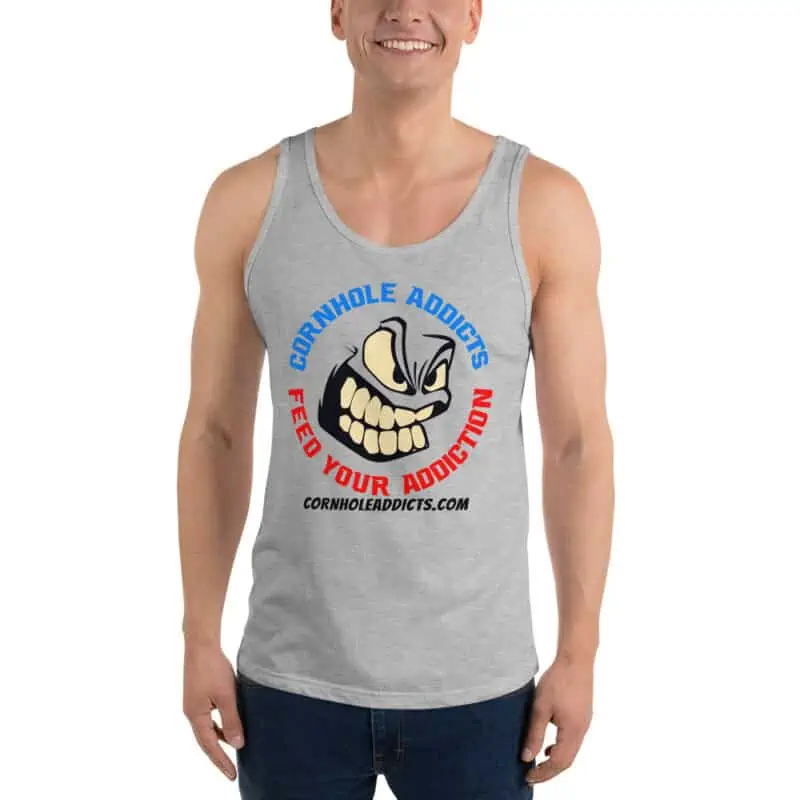 mens staple tank top athletic heather front 6255beda0dd56