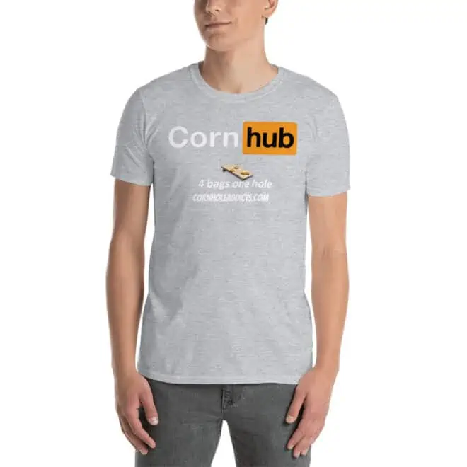 Corn Hub 4 Bags 1 Hole Cornhole Shirt - Image 3