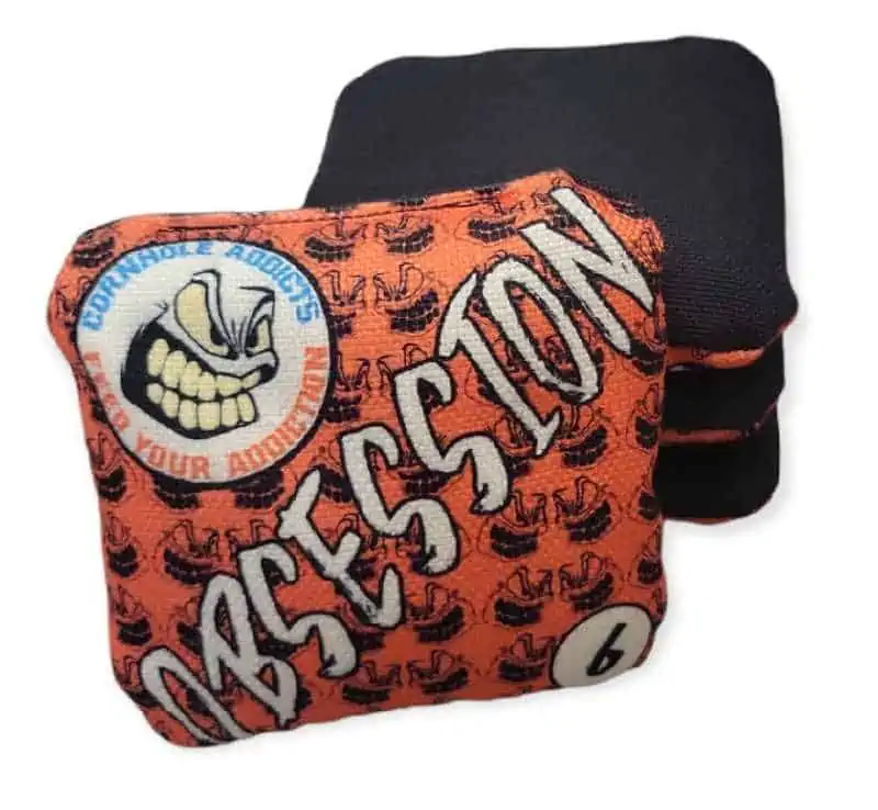 Cornhole Addicts Obsession Orange