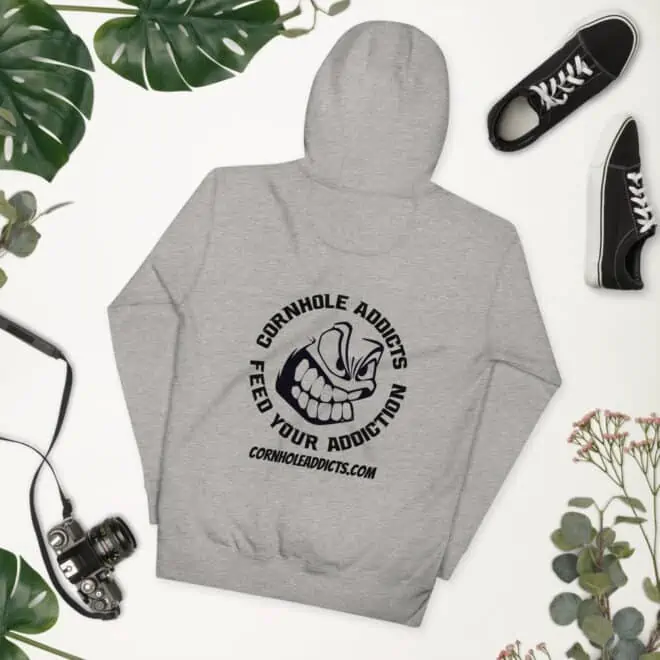 Black Logo Front and Back Unisex Hoodie - Image 2