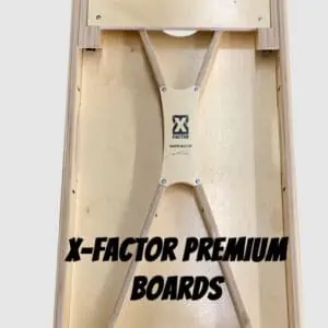 Premium X-Factor cornhole boards