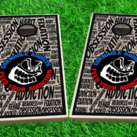Addicts-Words Addiction Words Cornhole Boards