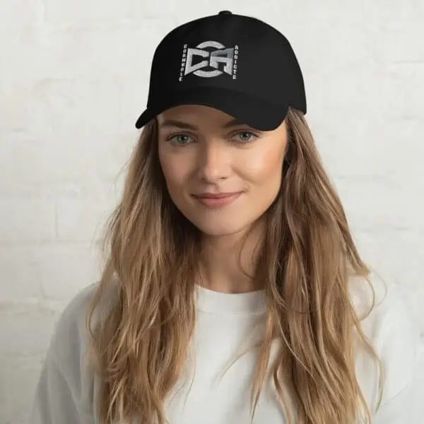 Emblem White Classic Low Profile Hat - Image 2