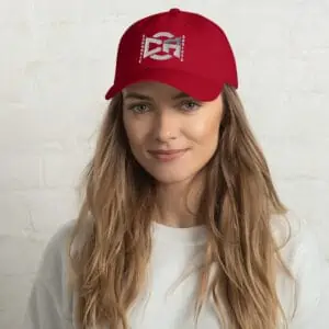 Emblem White Classic Low Profile Hat