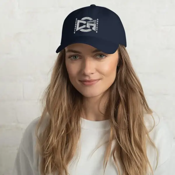 Emblem White Classic Low Profile Hat - Image 3