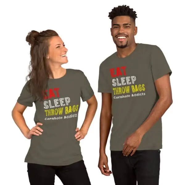 Eat Sleep Throw Bags Unisex Tee