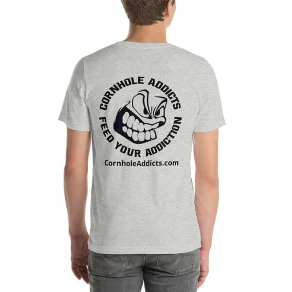 Black Emblem Front Logo Back Unisex Tee - Image 9