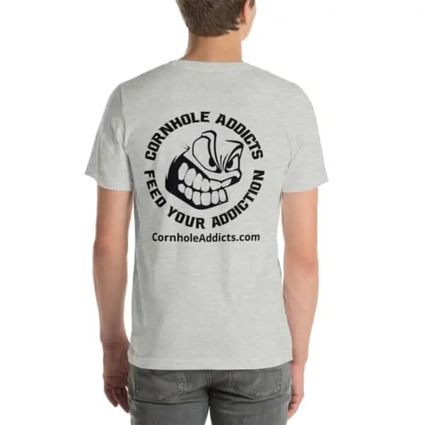 Black Emblem Front Logo Back Unisex Tee - Image 9