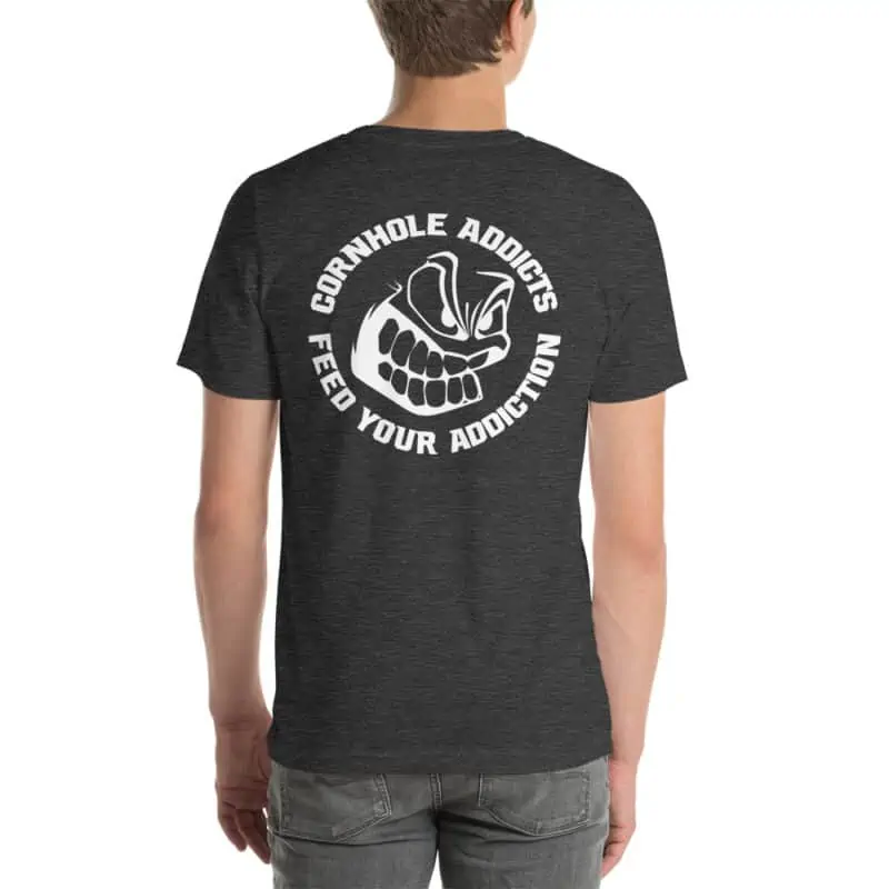 unisex staple t shirt dark grey heather back 6303c35991ef0