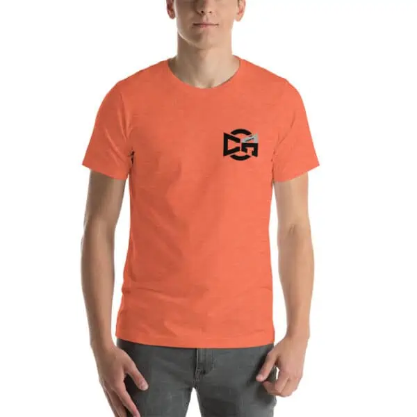 Black Emblem Front Logo Back Unisex Tee - Image 4