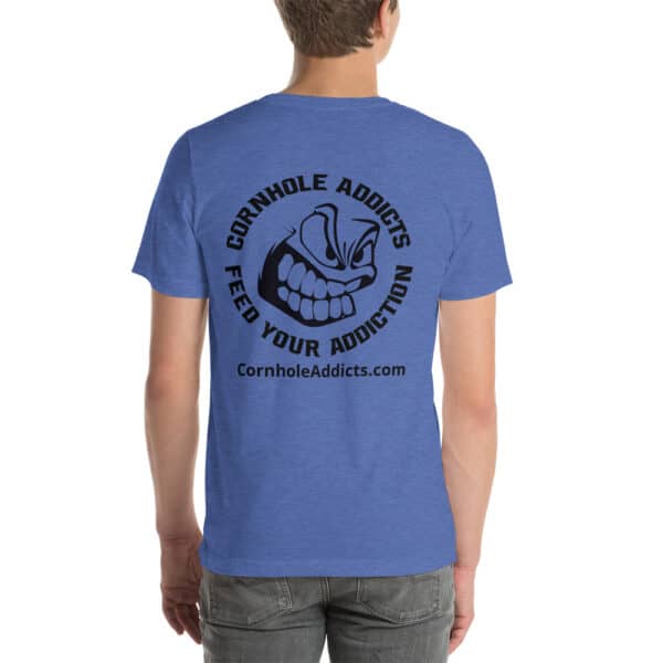 Black Emblem Front Logo Back Unisex Tee - Image 3