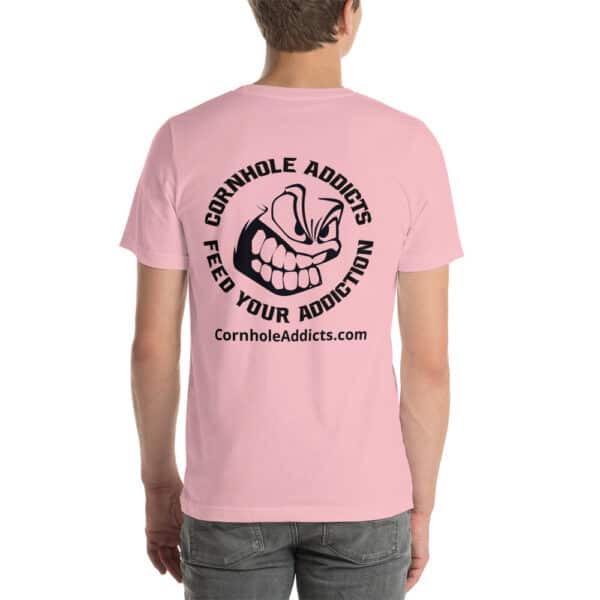 Black Emblem Front Logo Back Unisex Tee - Image 7