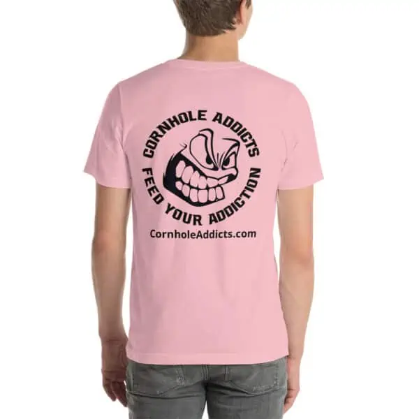 Black Emblem Front Logo Back Unisex Tee - Image 7