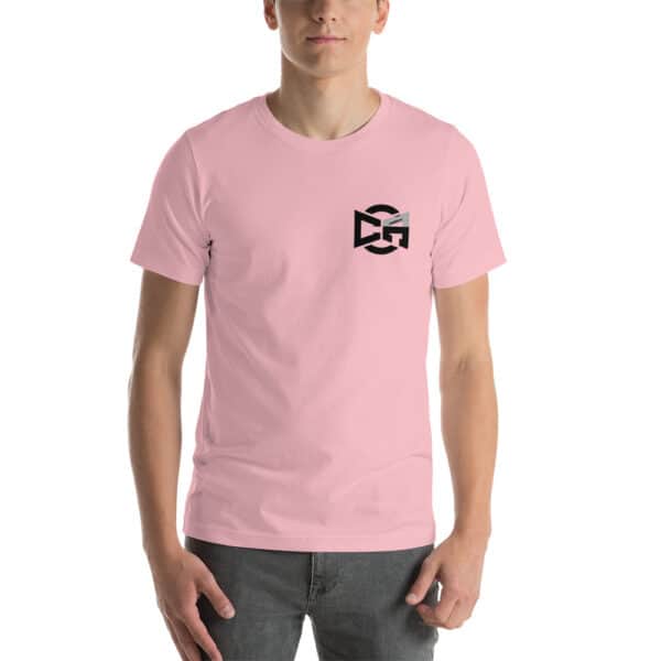 Black Emblem Front Logo Back Unisex Tee - Image 6