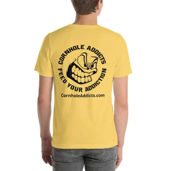 Black Emblem Front Logo Back Unisex Tee - Image 11