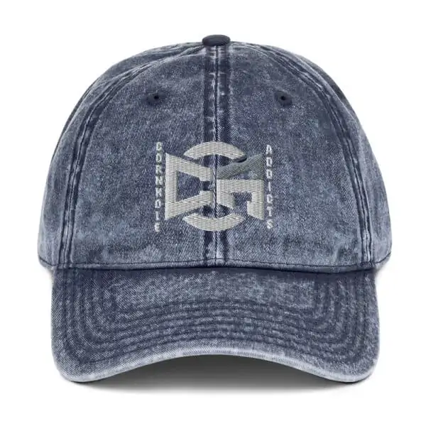 Emblem on Vintage Cotton Twill Cap